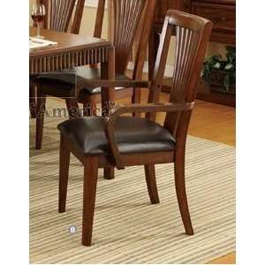  Warrensberg Side Chair in Dark Oak Finish by Furniture of 