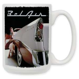  56 Chevrolet Bel Air 15 Oz. Ceramic Coffee Mug