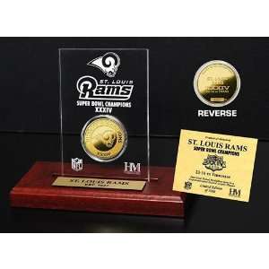  BSS   St. Louis Rams SB Champs Etched Acrylic Everything 