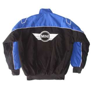 Mini Cooper Racing Jacket Blue and Black S XXL 3XL & UP  