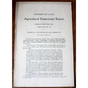  Principles of Soil Fertility (University Of Illinois, Agricultural 