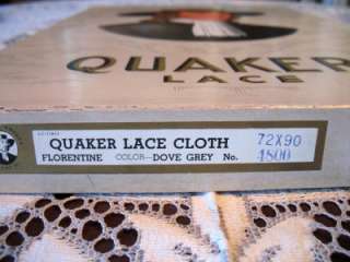 Vintage Quaker Lace Tablecloth Florentine 72 x 90 New In Box Table 