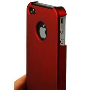    AIC Red Hard Case Cover Apple Iphone 4g Cell Phones & Accessories