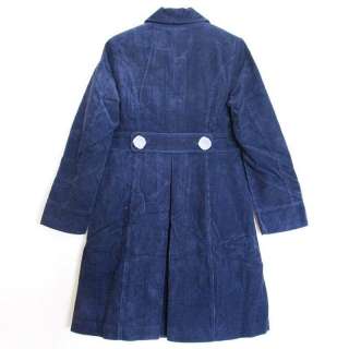 New Classic BODEN Blue Chunky Cord Coat Sizes UK 14 16  