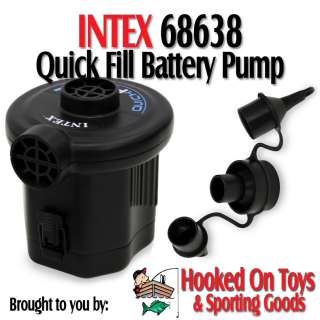 Intex 68638   Quick Fill Battery Air Pump Inflate 120v AC  