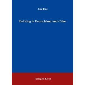  Delisting in Deutschland und China (9783830023494) Ling 