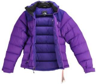 New NORTH FACE Womens Down Jacket Winter Coat NUPTSE 2 Gravity Purple 
