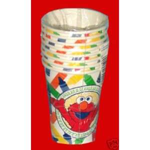  ELMOS WORLD PARTY CUPS PKG OF 8 Toys & Games