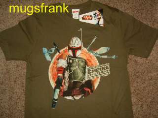 Star Wars Boba Fett Hunter Empire Strikes Back T Shirt  