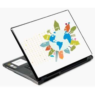   15.4 Univerval Laptop Skin Decal Cover   World Peace 