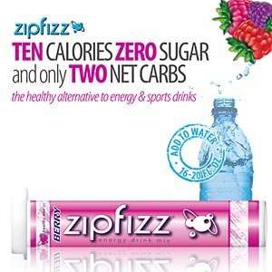 Zipfizz Berry Healthy Energy Drink Mix, Berry Flavored   30 Tubes Each 