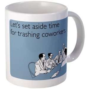 Trashing Coworkers Office Mug by   Kitchen 