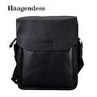 New Brand Fashion Mens Black/Brown Genuine Leather Bag/Messenger Bag 