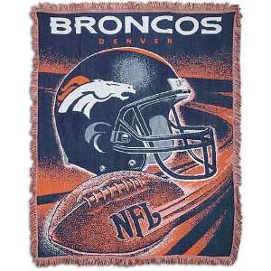  Broncos Northwest NFL Jacquard Spiral Throw ( Broncos 