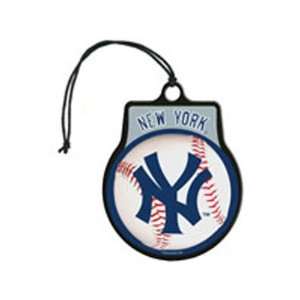  Air Freshener Vanilla Scent   New York Yankees Automotive