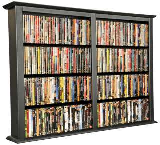 White 1026 CD/DVD Wall Mount Media Storage Rack/Shelf  