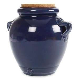 Ceramiche Alfa Ital Earthenware Dark Blue Jar  Kitchen 