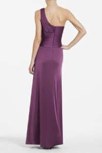 AUTH NEW BCBG NIKITA ONE SHOULDER Jersey Cocktail Evening DRESS Gown 