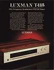 Luxman T 115 AM/FM Tuner Brochure