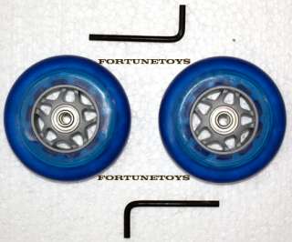 NEW LIGHT UP SCOOTER RAZOR REPLACEMENT 2 WHEELS BLUE  