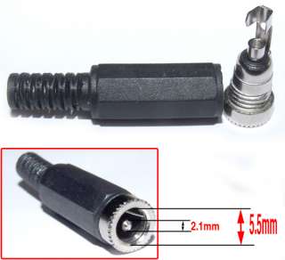 10PCS 5.5mm 2.1mm Female DC Socket JACK Power Plug DIY  