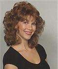 More Like Light Brown Short Curly Layered Shag Style Wig w Bangs 