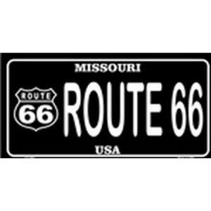Route 66 Missouri License Plate Plates Tag Tags auto vehicle car front