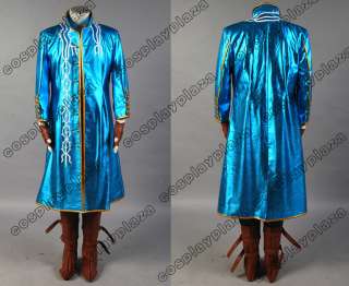 Devil May Cry III Dante Man Coat Cosplay Costume Blue  