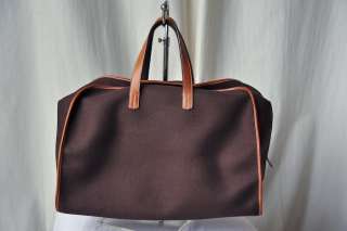  FEU2DOU Travel BAG FELTED Barenia Leather Tote Handbag*NEW*Sac Voyage