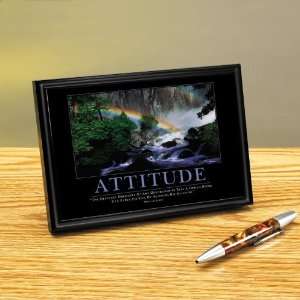    Successories Attitude Rainbow Framed Desktop Print