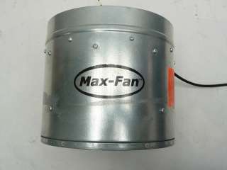 CANFAN MAX 10 INCH 1019 CFM INLINE HYDROPONIC DUCT EXHAUST VENT 