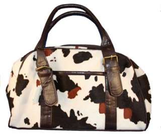 Womens Western Cow Hide Print Purse / Hand Bag  