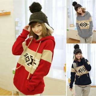   Fashion Hoodies Pullover Sweater Coat Jacket 3 Color M1953  