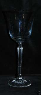 Mikasa Briarcliffe Crystal Wine Glass W/Platinum Trim  