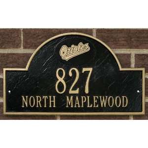  Baltimore Orioles Black and Gold Personalized Address 