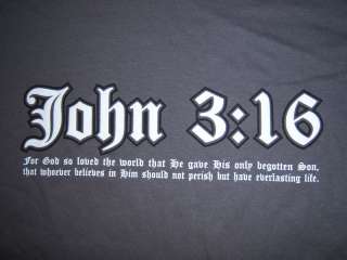 Christian Edge Apparel, John 316, Jesus Christ T Shirt  