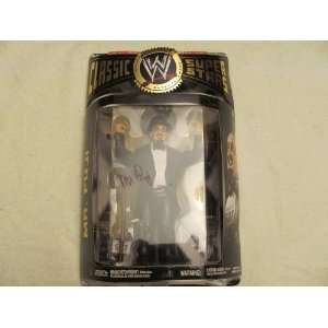   AUTO SIGNED WWE CLASSIC COLLECTOR SERIES 26 MR. FUJI ACTION FIGURE