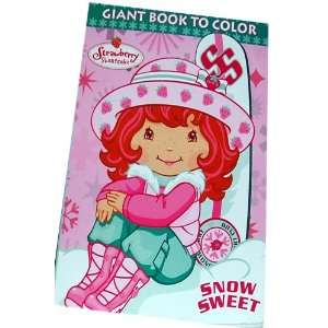  Strawberry Shortcake Giant Book to Color ~ Snow Sweet 