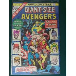    Giant Size Avengers (Marvel Comic #5) 1975 Stan Lee Books