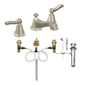 Moen CAT6205BN CA9000 Rothbury Two Handle Low Arc Bathroom Faucet with 