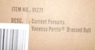 FR~Current Pursuits Vanessa Perrin Dressed Doll~NIB  