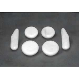    6 Piece Marble Basic Body Set Massage Stones 
