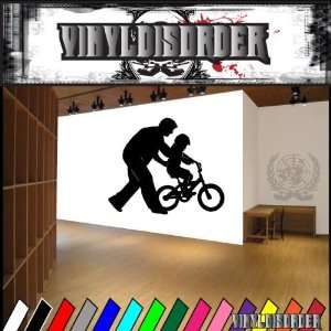  Bike with Traing Wheels Bicycle Vinyl Decal Stickers 011 