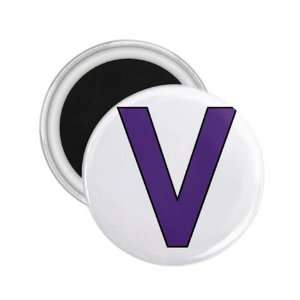  Word Character V Alphabets Magnets Mylar Protecting Cover Buttons 