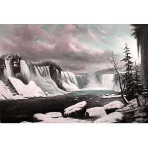  Winter in Niagara Falls by Hyppolyte Victor Valentin 
