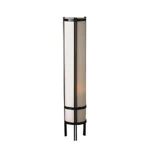    Home Decor Floor Lamp with Cylindrical Linen Design