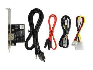 Power eSATA E SATA USB 2.0 PCIe Card   HDD Adapter 736211390431  