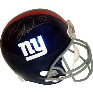   York Giants Autographed Replica Full Size Helmet