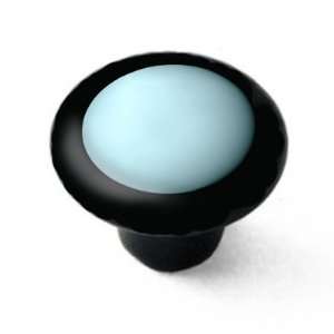 Planet Uranus Black Decorative High Gloss Ceramic Drawer Knob  