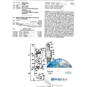  NEW Patent CD for SHEET MATERIAL HANDLING APPARATUS 